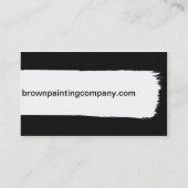 Visitekaartjes met zwarte schilder (Achterkant)