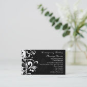 Visitekaartjes met zwarte/witte wervelkolom (Staand voorkant)