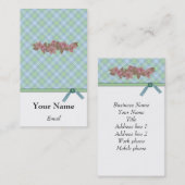 VISITEKAARTJES ONTWERPSPLAID (Voorkant / Achterkant)