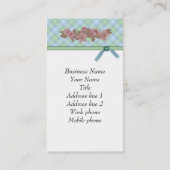 VISITEKAARTJES ONTWERPSPLAID (Achterkant)