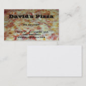 visitekaartjes "Pizza" (Voorkant / Achterkant)