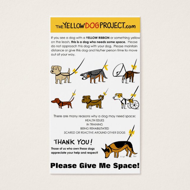 Visitekaartjes "Poster" (Voorkant)