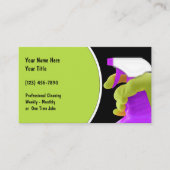 Visitekaartjes reinigen (Voorkant)