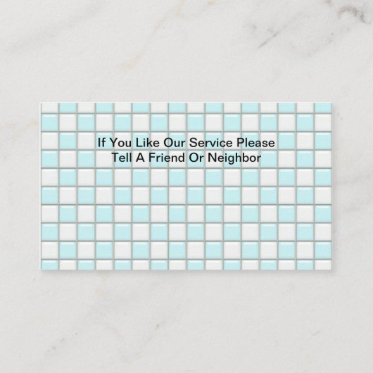 Visitekaartjes reinigen (Achterkant)