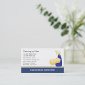 Visitekaartjes reinigen (Staand voorkant)