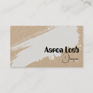Visitekaartjes Rustic Kraft Elegant met QR-code