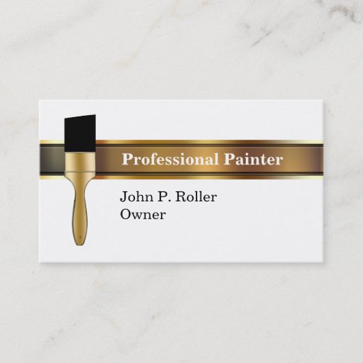 Visitekaartjes schilderen (Voorkant)