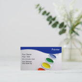 Visitekaartjes schilderen (Staand voorkant)