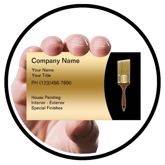 Visitekaartjes schilderen