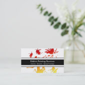 Visitekaartjes schilderen (Staand voorkant)