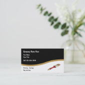 Visitekaartjes schilderen (Staand voorkant)