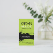 Visitekaartjes schilderen (Staand voorkant)