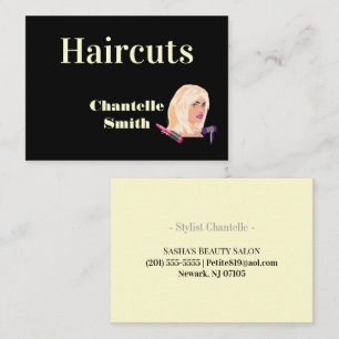 Visitekaartjes, Schoonheidssalon Kapper Kapsels Visitekaartje