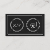 visitekaartjes "Silent Movie" Diving Instructor (Voorkant)