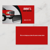 Visitekaartjes sneeuwploeg (Voorkant / Achterkant)