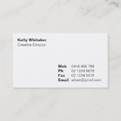 visitekaartjes > stedelijke fotografie [houtskool] (Achterkant)