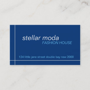 visitekaartjes > stellaire moda [navy+blue]