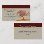 Visitekaartjes van Aziatische Cherry Blossom (Voorkant / Achterkant)