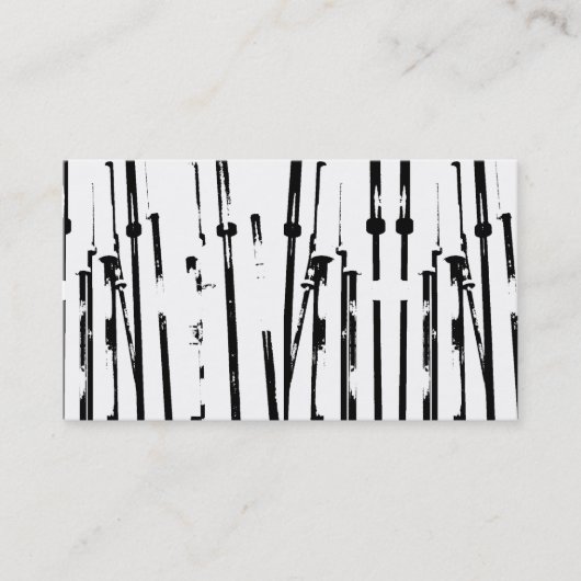 Visitekaartjes van Barbell Forrest (Voorkant)