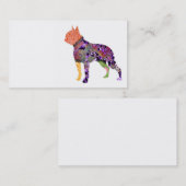 Visitekaartjes van Boston Terrier Patchwork Pet (Voorkant / Achterkant)