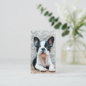 Visitekaartjes van Bulldog (Staand voorkant)