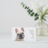 Visitekaartjes van Bulldog (Staand voorkant)