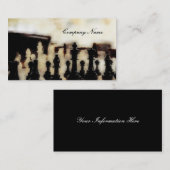 Visitekaartjes van Chess Grunge (Voorkant / Achterkant)