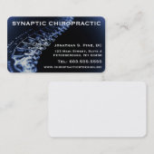 Visitekaartjes van chiropractor (Voorkant / Achterkant)