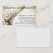 Visitekaartjes van chiropractor (Voorkant / Achterkant)