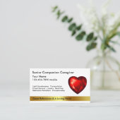 Visitekaartjes van Classy Caregiver (Staand voorkant)