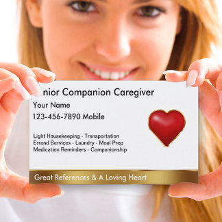 Visitekaartjes van Classy Caregiver