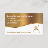 Visitekaartjes van Classy Caregiver (Voorkant)