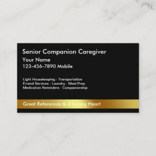 Visitekaartjes van Classy Caregiver