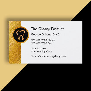 Visitekaartjes van Classy Dentist