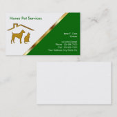 Visitekaartjes van Classy Pet (Voorkant / Achterkant)