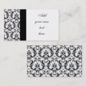 Visitekaartjes van Damask Wedding Planner (Voorkant / Achterkant)