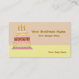 Visitekaartjes van de Birthday Cake