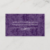 Visitekaartjes van de bruiloft Cake Artist (Achterkant)