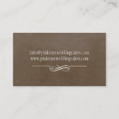 Visitekaartjes van de bruiloft Cake Artist (Achterkant)