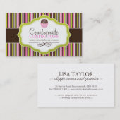 Visitekaartjes van de Cake Ball (Voorkant / Achterkant)