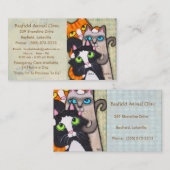 Visitekaartjes van de dierenarts/Cat Lover (Voorkant / Achterkant)