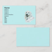 Visitekaartjes van de Engelse Golden Retriever (Voorkant / Achterkant)