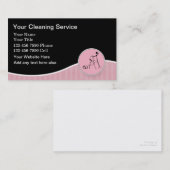 Visitekaartjes van de huisbewaarder (Voorkant / Achterkant)