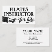 Visitekaartjes van de instructeur piloten - Koel V (Voorkant / Achterkant)