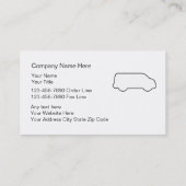 Visitekaartjes van de levensmiddelendienst (Achterkant)