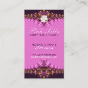 Visitekaartjes van de Partij voor de Roze Satin La