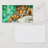 Visitekaartjes van de patiënt (tijger) (Voorkant / Achterkant)