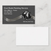 Visitekaartjes van de schilder van het koelhuis (Voorkant / Achterkant)