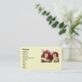 Visitekaartjes van de tragedie Dolls.. (Staand voorkant)