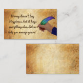 Visitekaartjes van financiële adviseurs (Voorkant / Achterkant)